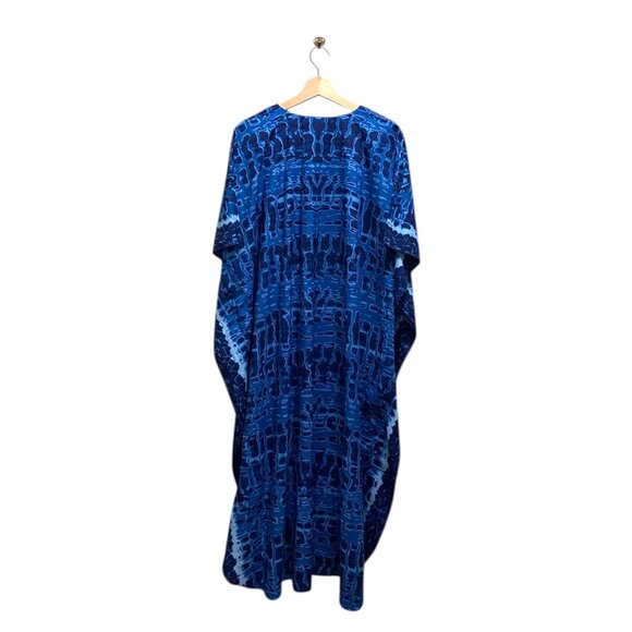 Rima Beachwear Kaftan Blue One Size - Picture 9 of 11